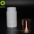 75g empty cosmetic packaging white plastic deodorant stick container